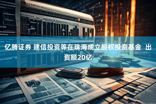 亿腾证券 建信投资等在珠海成立股权投资基金  出资额20亿