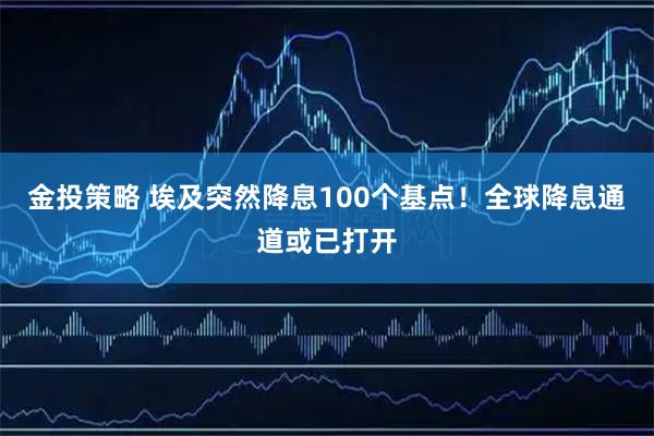 金投策略 埃及突然降息100个基点！全球降息通道或已打开