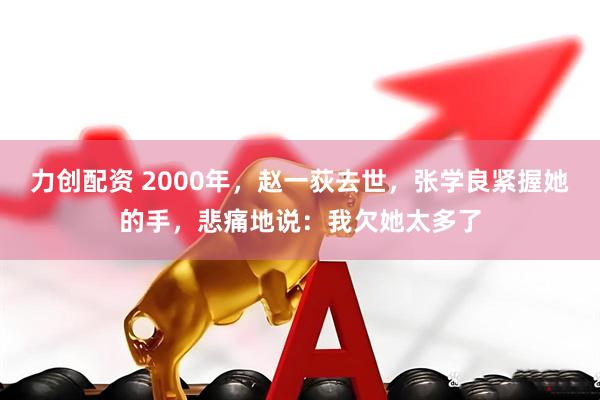 力创配资 2000年，赵一荻去世，张学良紧握她的手，悲痛地说：我欠她太多了